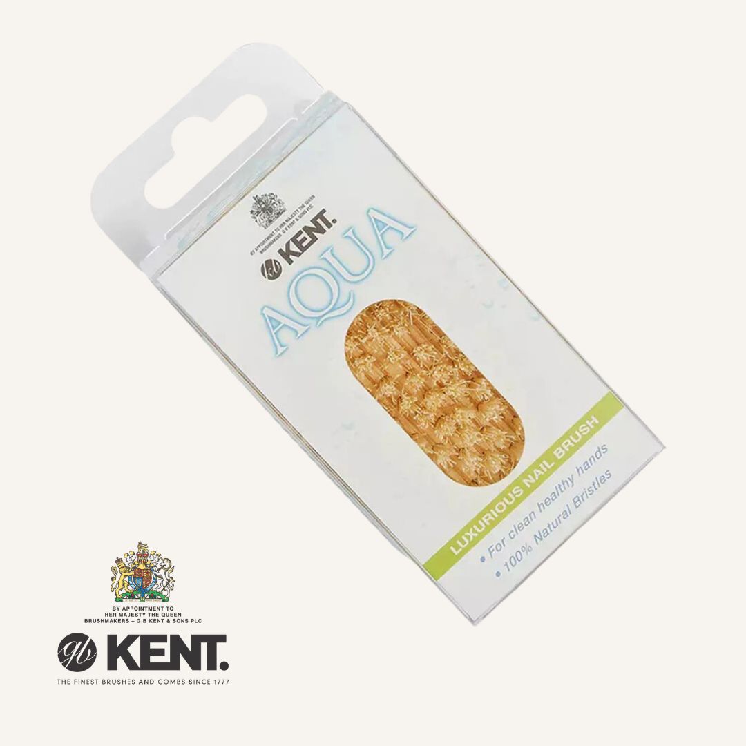 KENT FD11: Ash Pure White Bristle Shower Exfoliating Brush