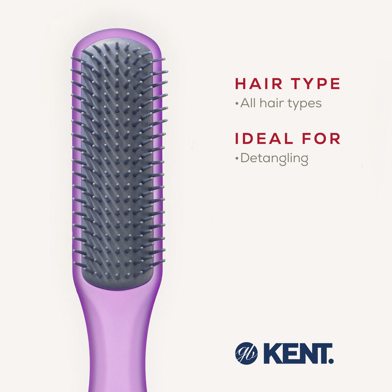 KENT AirHedz Glo Narrow Detangling Brush แปรงหวีผมสำหรับผมสั้น ไม่มีไฟฟ้าสถิตย์ จากอังกฤษ
