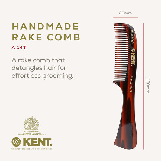 KENT 14T: Handmade 170mm Rake Comb