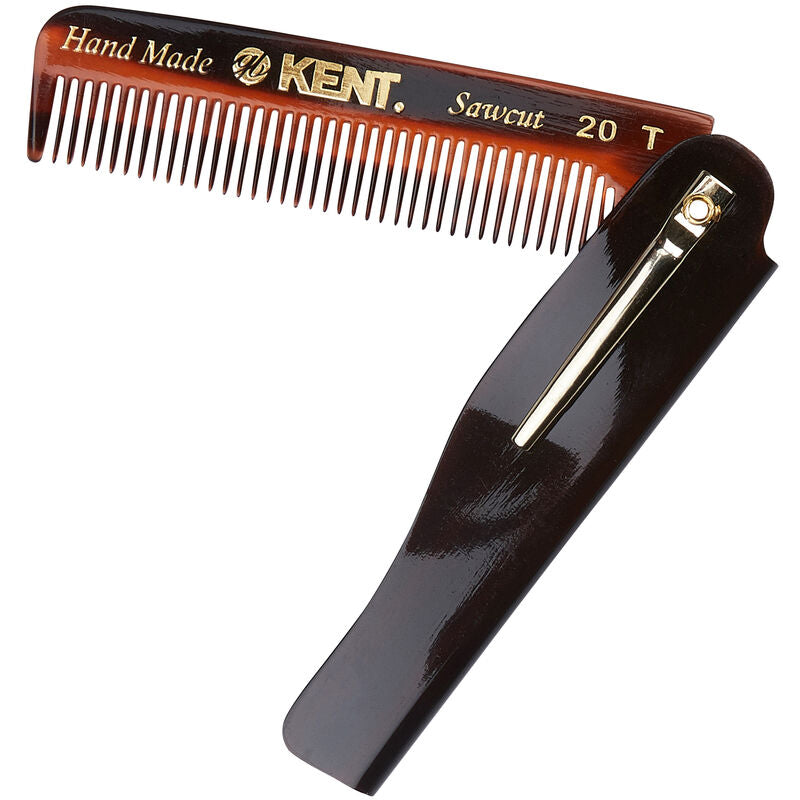 KENT 20T Handmade Folding Pocket Comb หวีพับ Handmade จากอังกฤษ