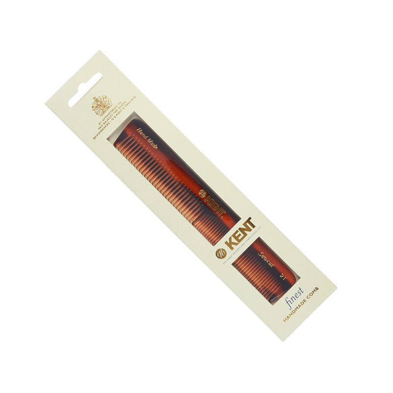 KENT 2T Handmade Pocket Comb 154mm