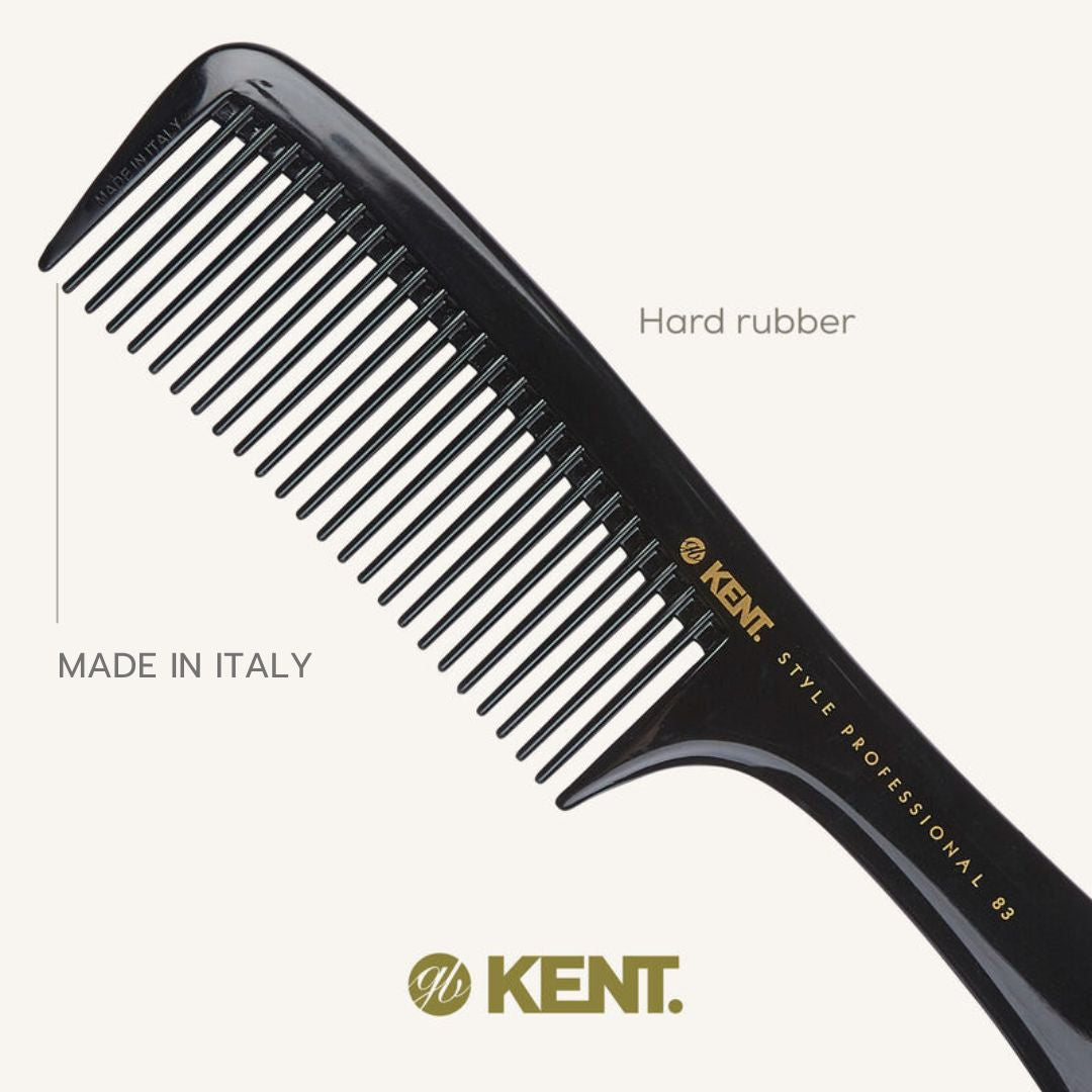 KENT SPC83: HANDLED RAKE COMB 220MM    (MADE IN ITALY)