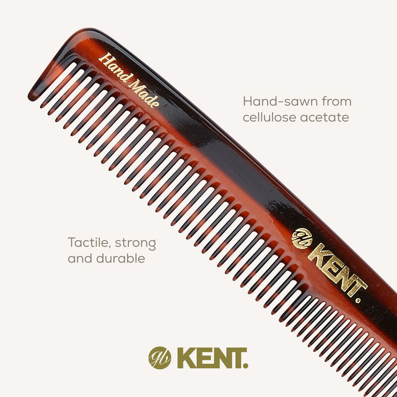 KENT 3T Handmade Dressing Comb 167mm Thick/Fine Hair