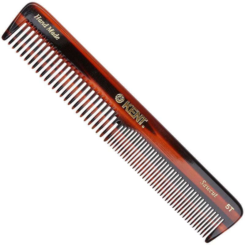 KENT 5T: Handmade 169mm Dressing Table Comb Medium/Thick Hair
