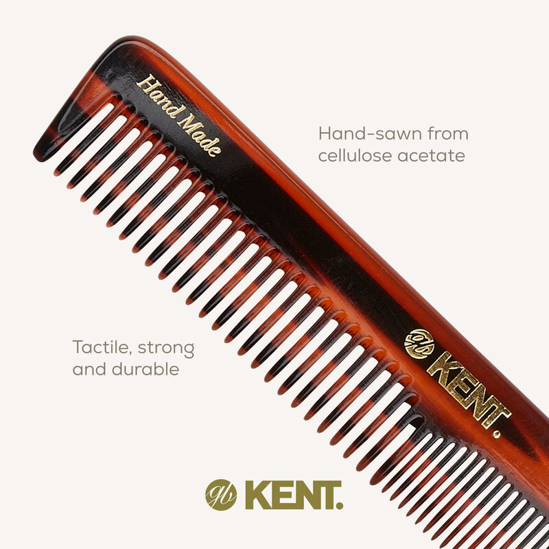 KENT 5T: Handmade 169mm Dressing Table Comb Medium/Thick Hair