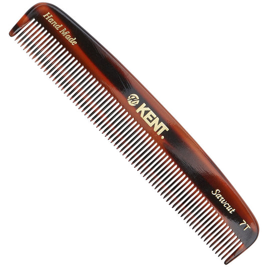 KENT 7T: Handmade 136mm Pocket Comb – Fine & Thinning Hair