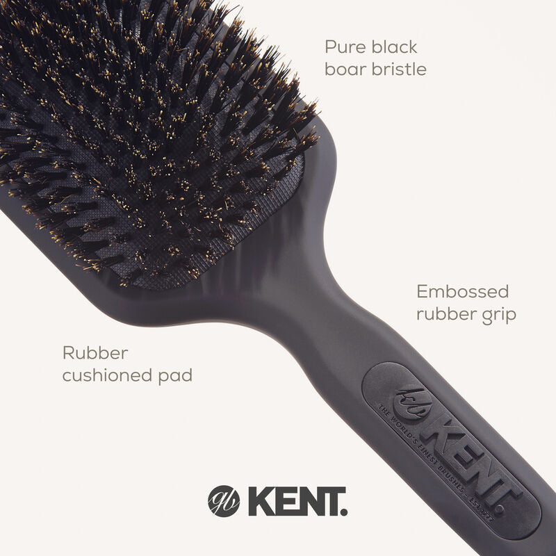 KENT AH14G AirHedz Narrow Hairbrush with Pure Bristle ขนหมูป่า 100% นำเข้าจากอังกฤษ