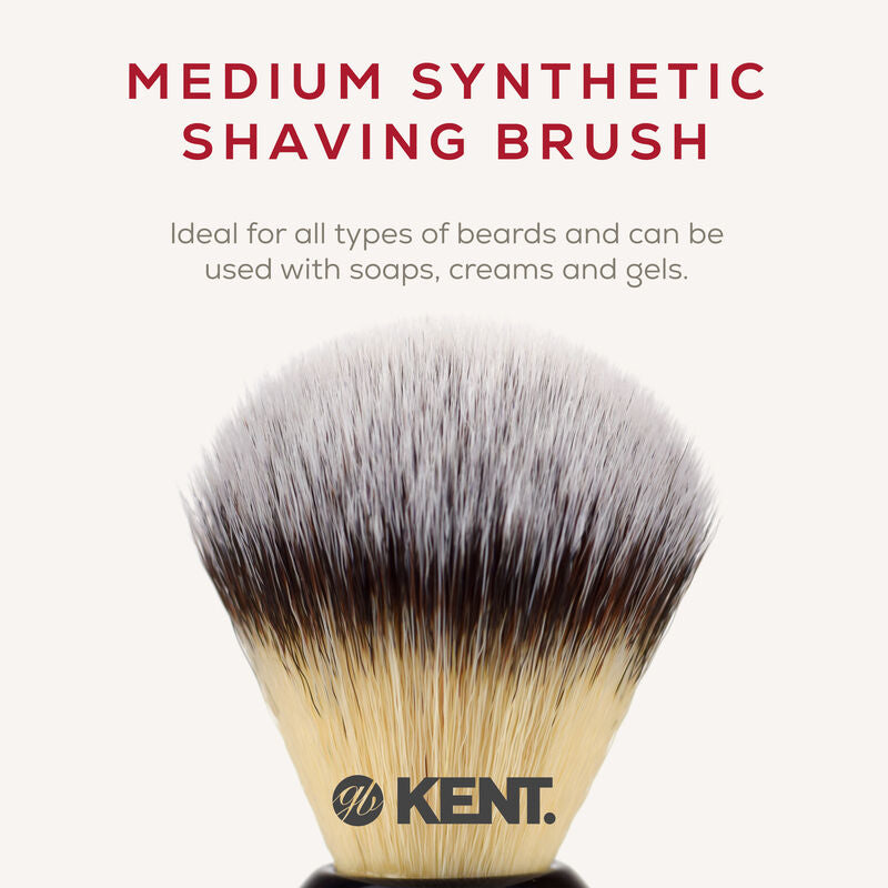 KENT Medium Synthetic Shaving Brush แปรงโกนหนวด