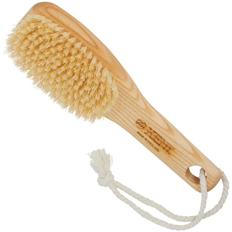 KENT FD6: Ash Pure White Bristle Shower Bat