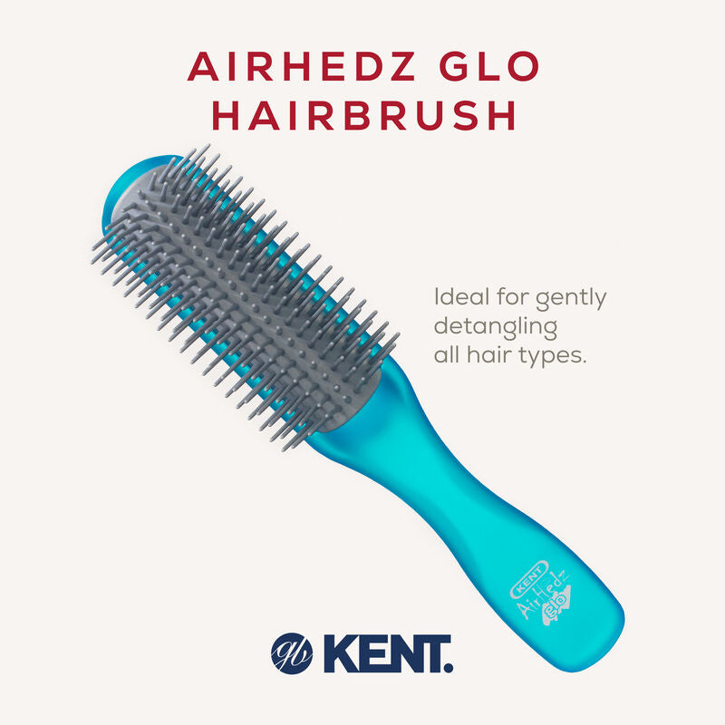 KENT AirHedz Glo1 Half Round Detangling Brush หวีแปรงไม่มีไฟฟ้าสถิตย์ จากอังกฤษ