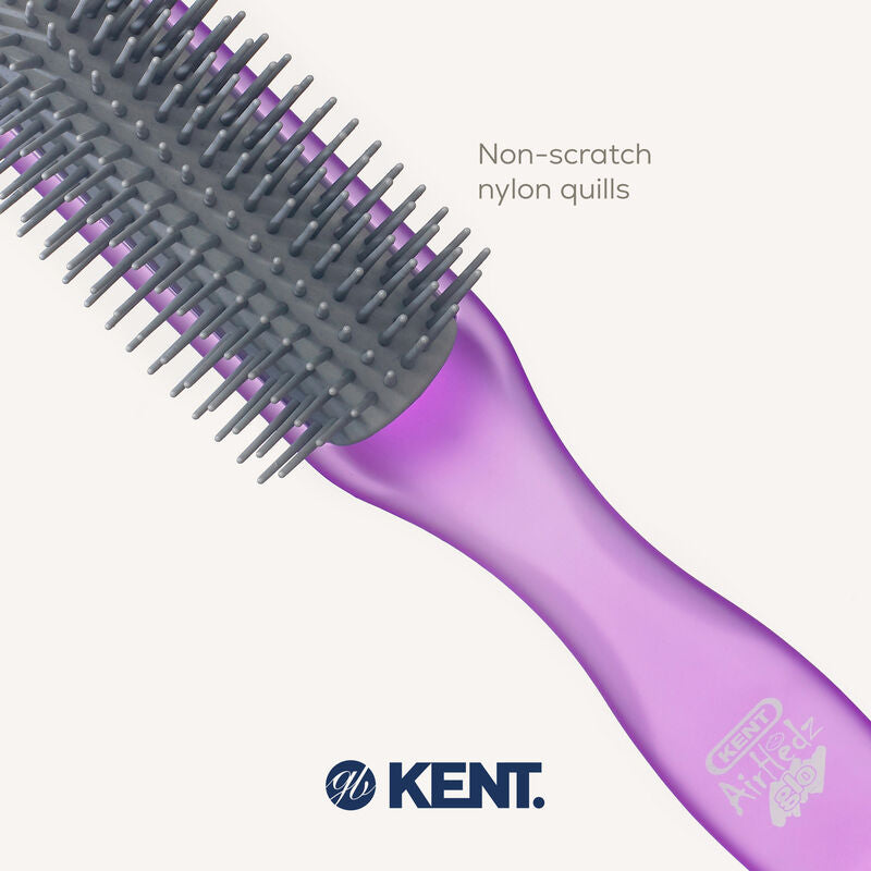 KENT AirHedz Glo1 Half Round Detangling Brush หวีแปรงไม่มีไฟฟ้าสถิตย์ จากอังกฤษ