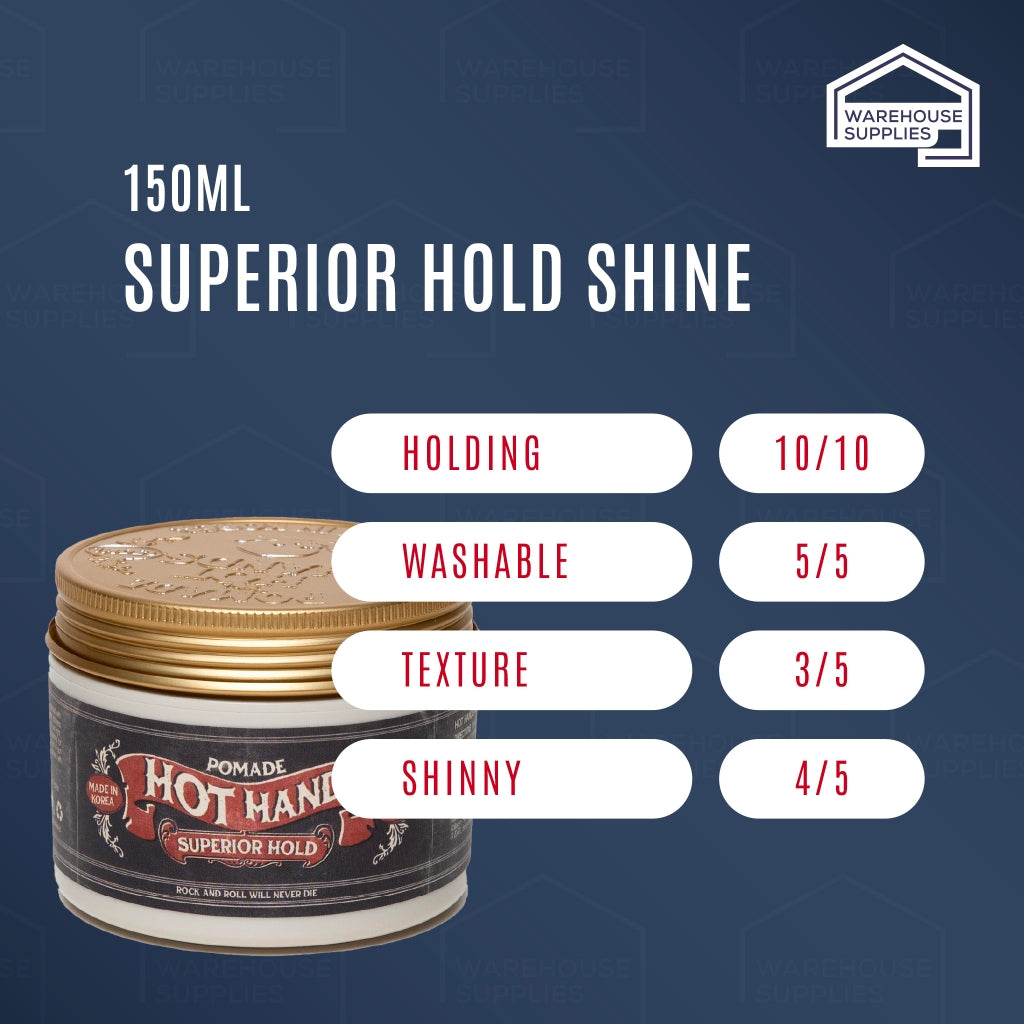 Hot Hands Superior Hold Pomade (Korea) 150ml
