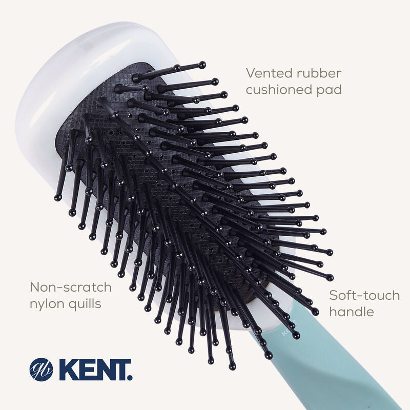 KENT KCR2 Create Cushion Vented Paddle Brush ระบายอากาศ ไดร์ผมแห้งไว ผมนุ่มลื่นทุกวัน จากอังกฤษ