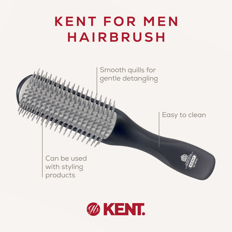 KENT KFM2: Kent For Men Half Round Hairbrush