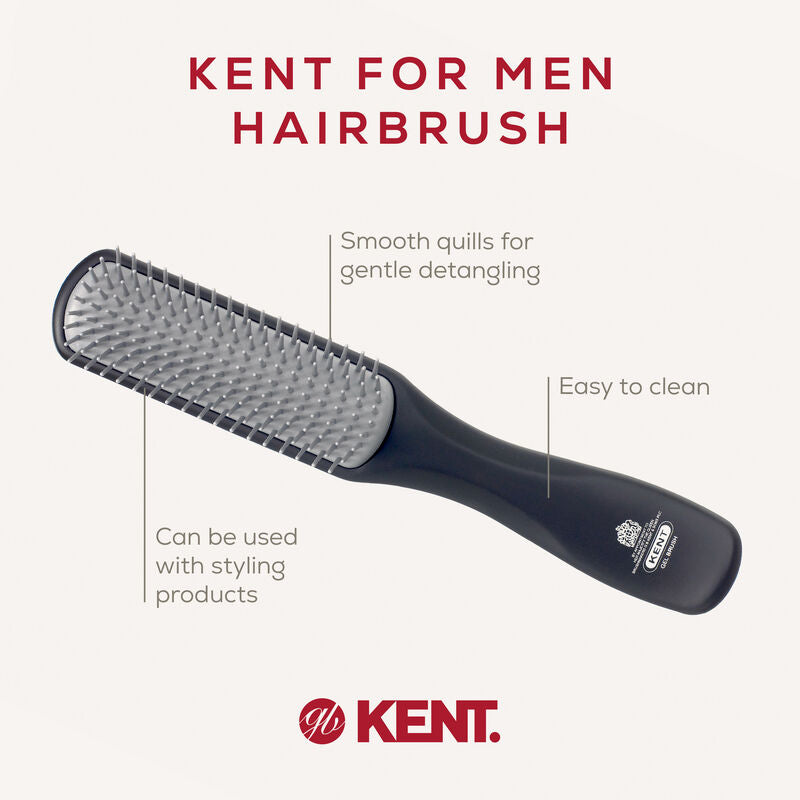 KENT KFM3 Kent For Men Narrow Hairbrush