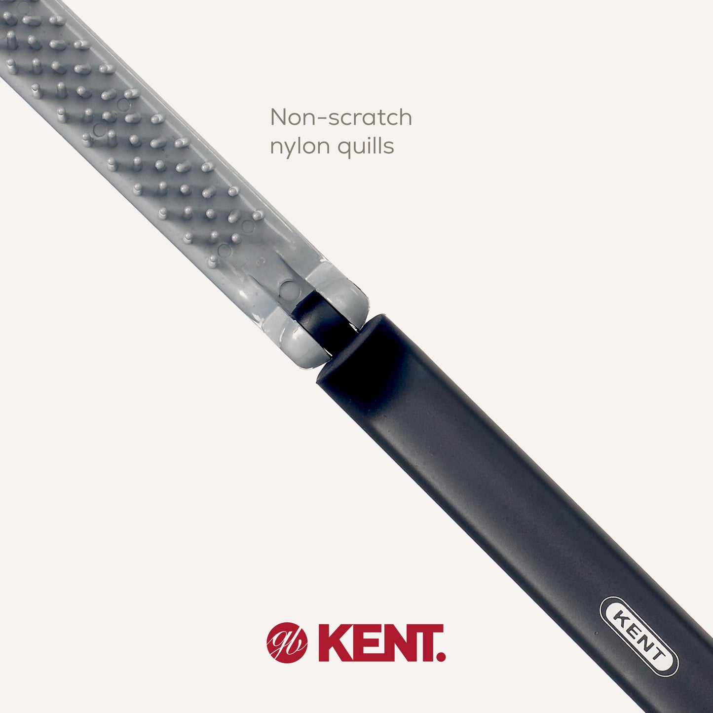 KENT KFM4: Folding Travel Hairbrush for Men