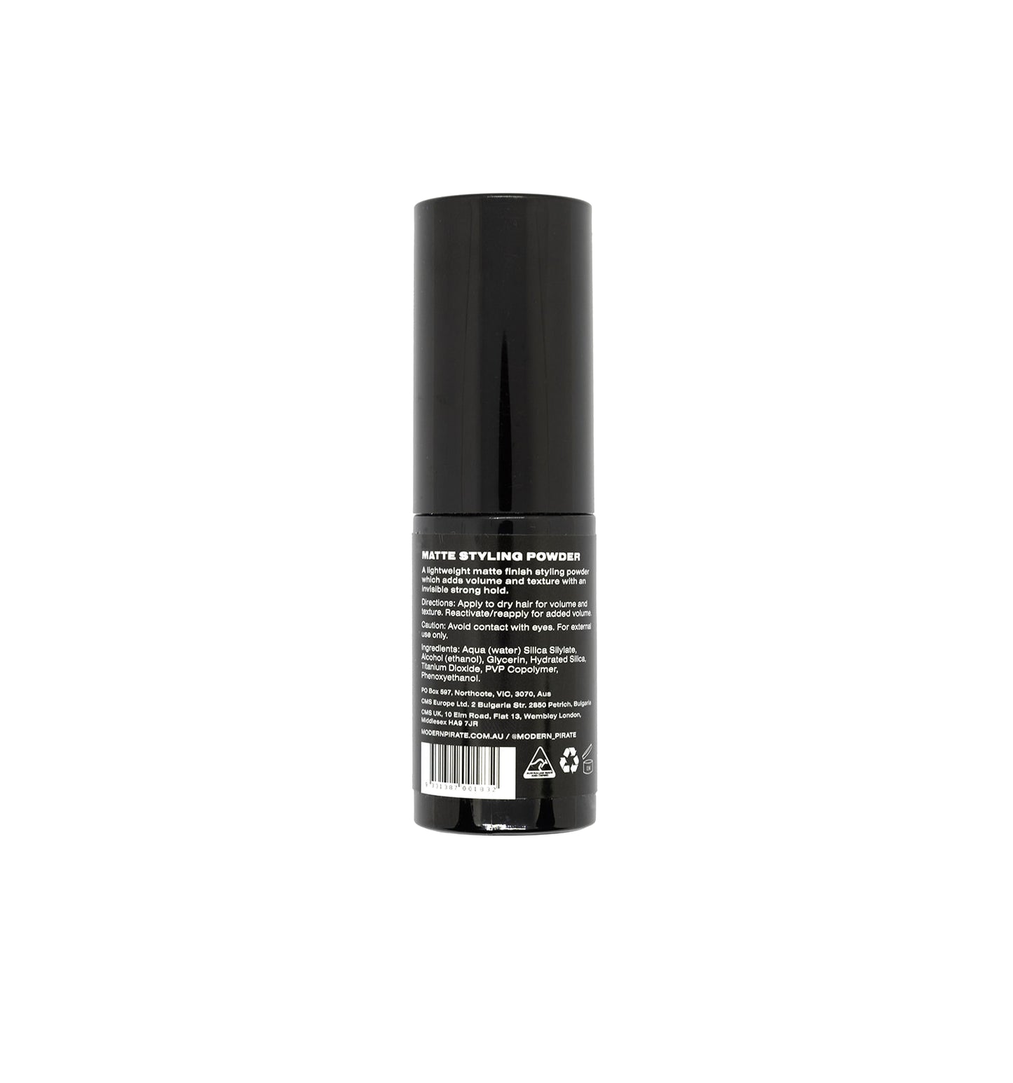 MODERN PIRATE Matte Styling Powder 10g (Australia)