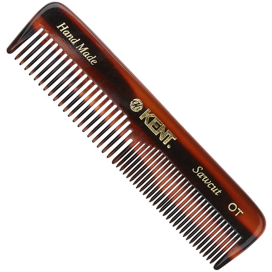 KENT OT: Handmade 112mm Pocket Comb Thick/Fine Hair