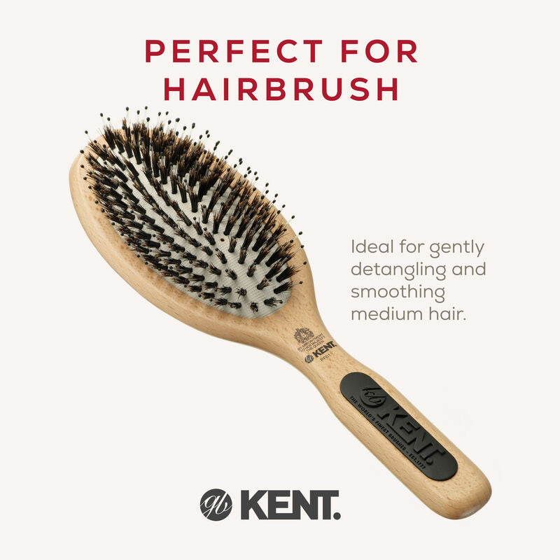 KENT PERFECT FOR SMOOTHING CUSHION BRISTLE NYLON MIX BRUSH
