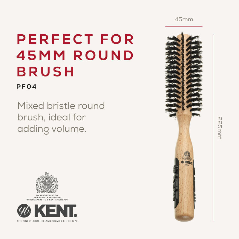 KENT Perfect For Volumising  Bristle Nylon Mix Round Brush