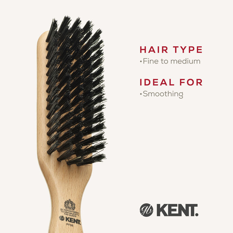KENT PF06 Perfect For Smoothing Narrow Bristle Nylon Mix Brush (ขนหมูป่าผสมไนลอน)