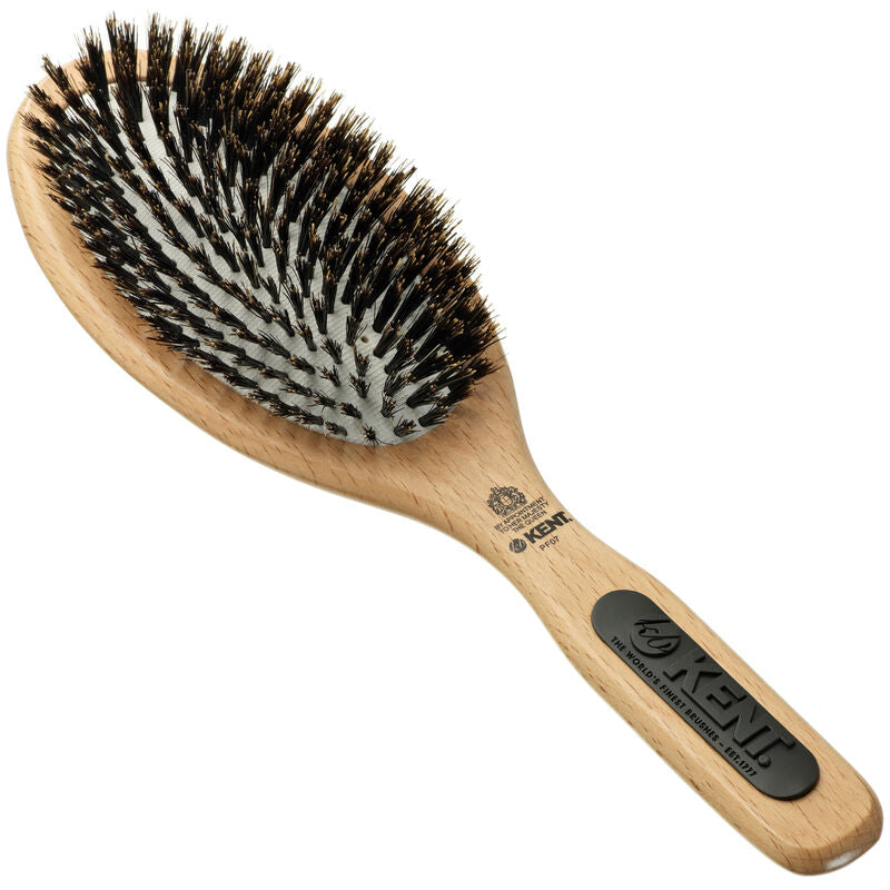 KENT PF07 Perfect For Smoothing Large Cushion Bristle Brush (แปรงขนหมูป่า 100%)