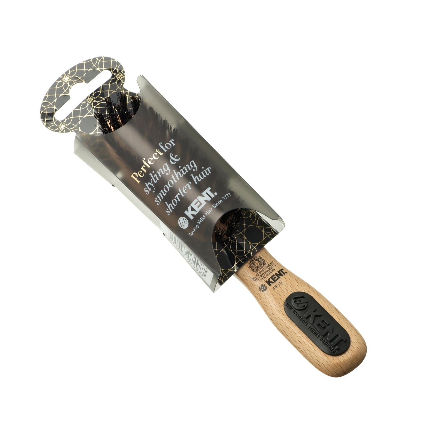 KENT PF10 Small Handbag Size Bristle Nylon Mix Travel Brush
