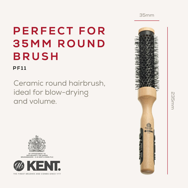 KENT Perfect For Curling Ceramic Round Brush