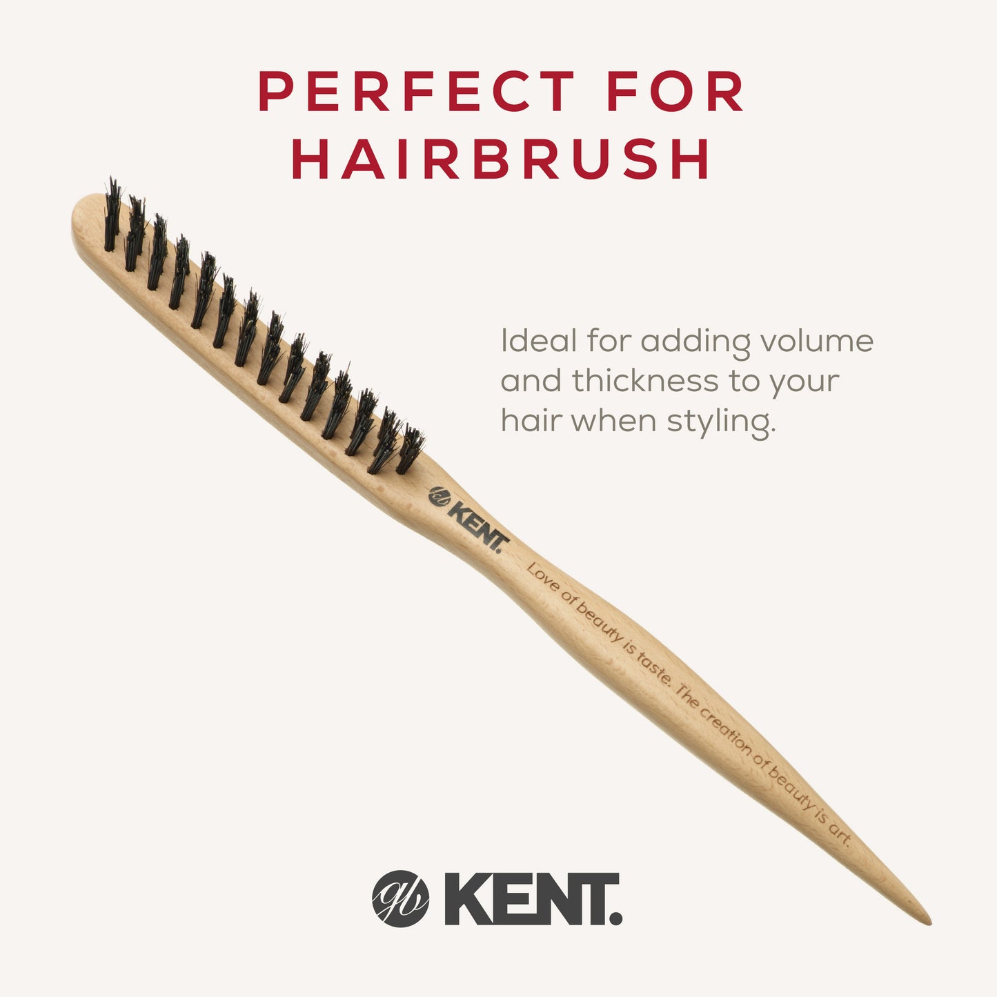 KENT PF16: Perfect For Back-Combing Brush