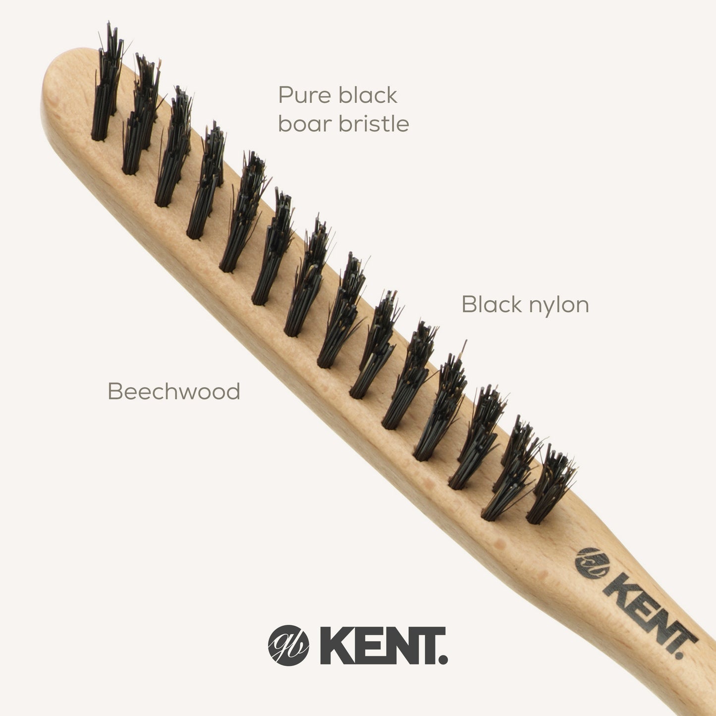 KENT PF16: Perfect For Back-Combing Brush
