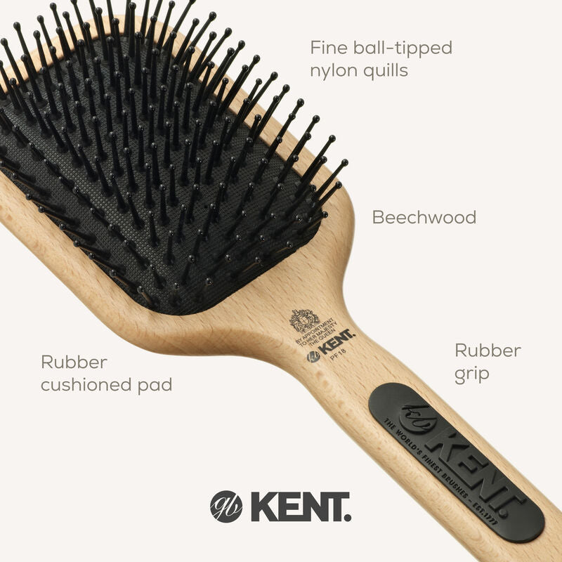 KENT PF18: Perfect For Straightening Fine Quill Paddle Brush