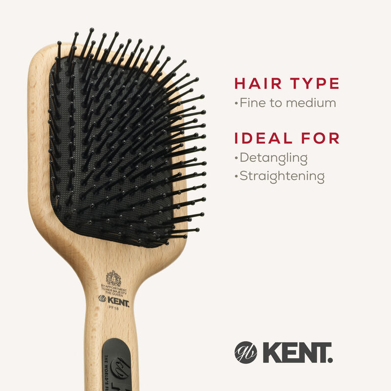 KENT PF18: Perfect For Straightening Fine Quill Paddle Brush