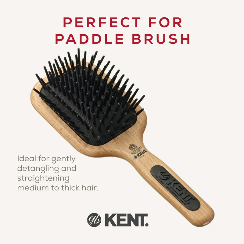KENT PF19: Perfect For Detangling Large Quill Paddle Brush