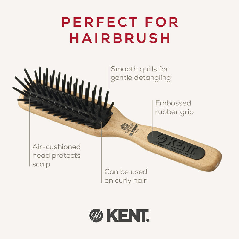 KENT PF20: Perfect For Detangling Large Quill Brush