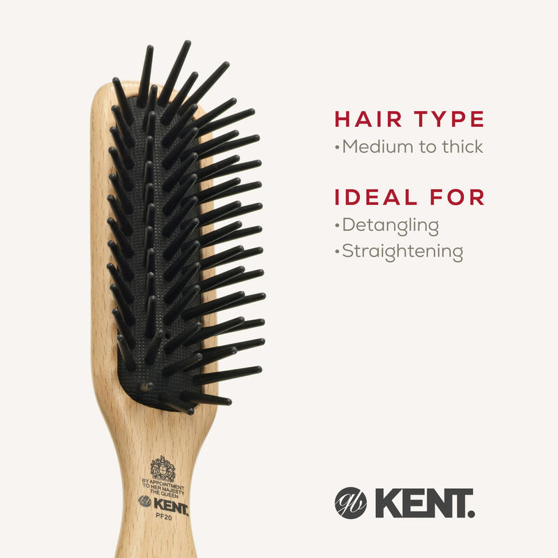 KENT PF20: Perfect For Detangling Large Quill Brush