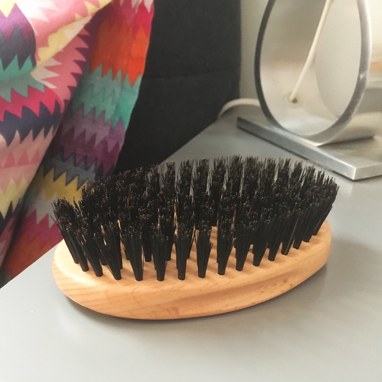 KENT PF22 Military Style Bristle & Nylon Mix Grooming Brush
