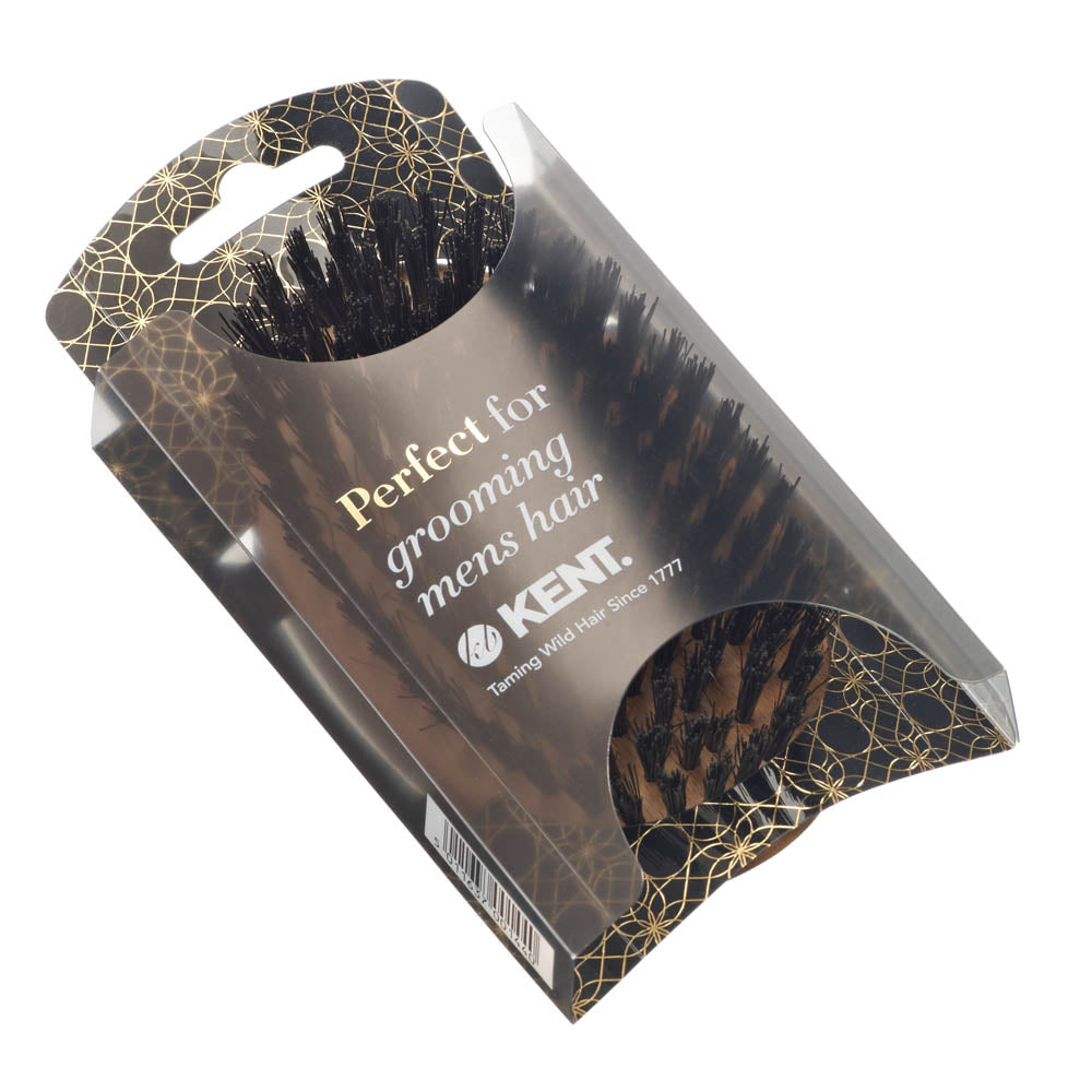 KENT PF22 Military Style Bristle & Nylon Mix Grooming Brush