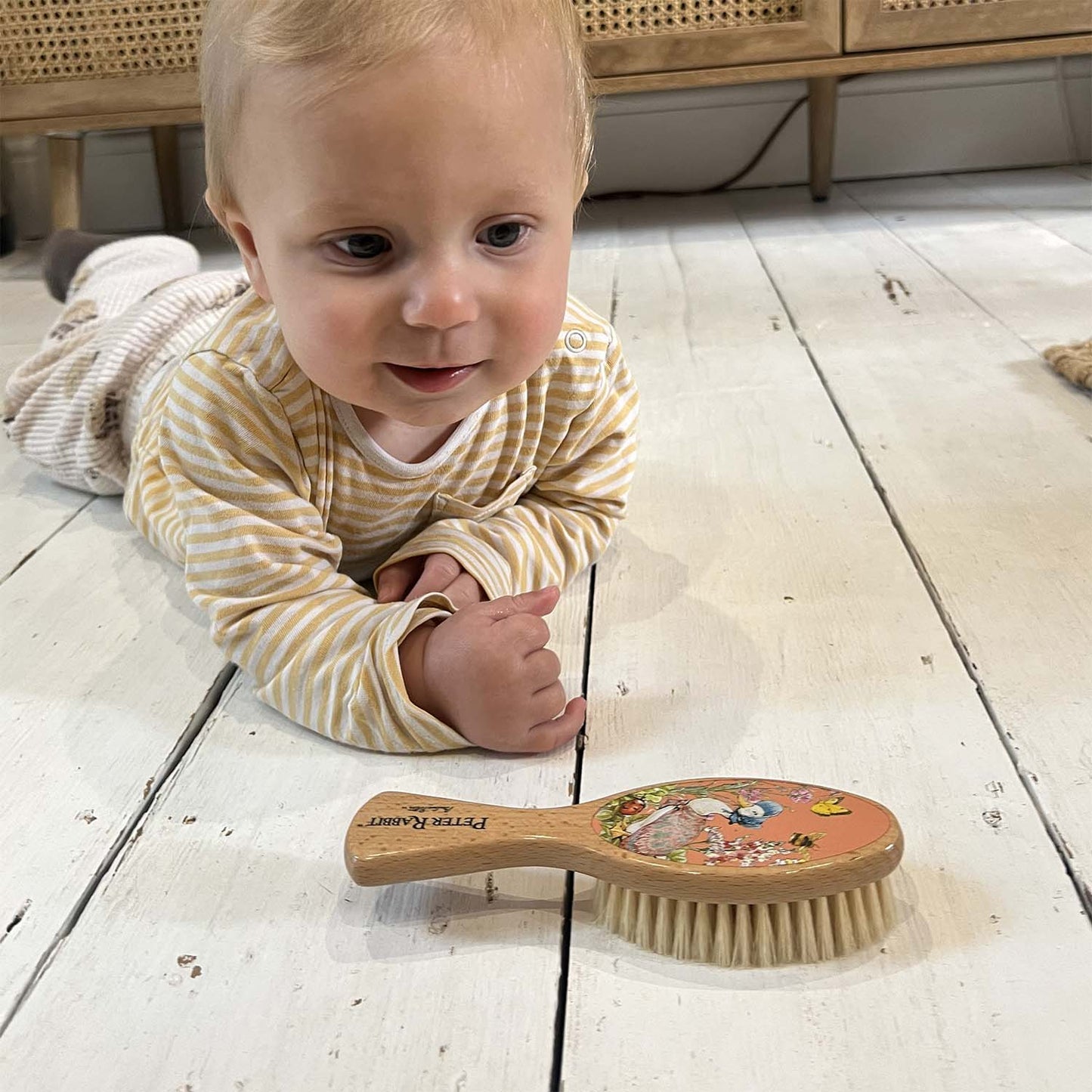 KENT x Jemima Puddle-Duck™ Soft Bristle Brush and Comb Set (PR04) | Peter Rabbit Ed.