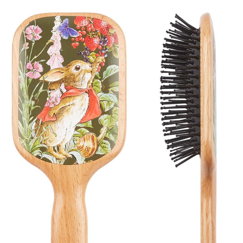 PR03-แปรงหวีผม KENT x Flopsy™ Fine Quill Paddle Brush (Peter Rabbit Ed.)