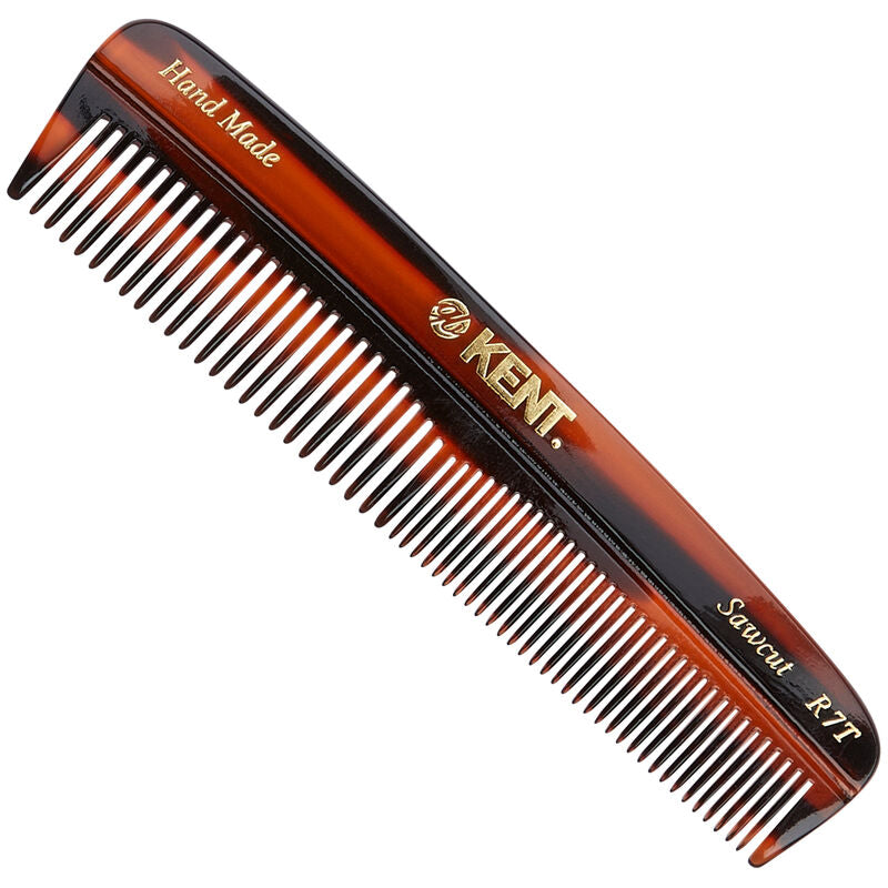 KENT R7T: Handmade 130mm Pocket Comb Thick/Fine Hair
