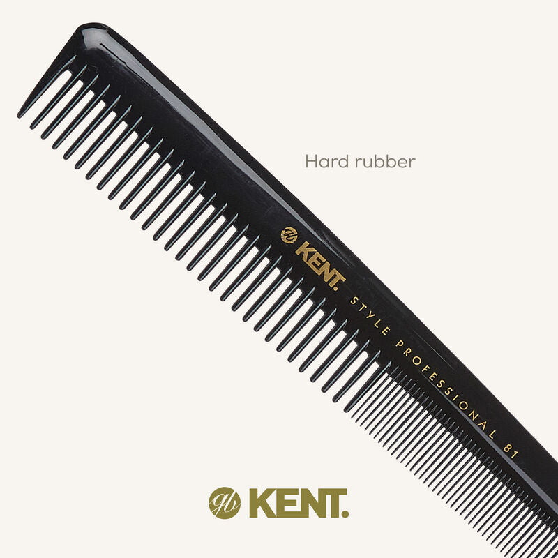 KENT SPC81 Cutting Comb 180mm หวีแต่งผมมืออาชีพ ซี่ห่าง+ถี่ (Made in Italy)