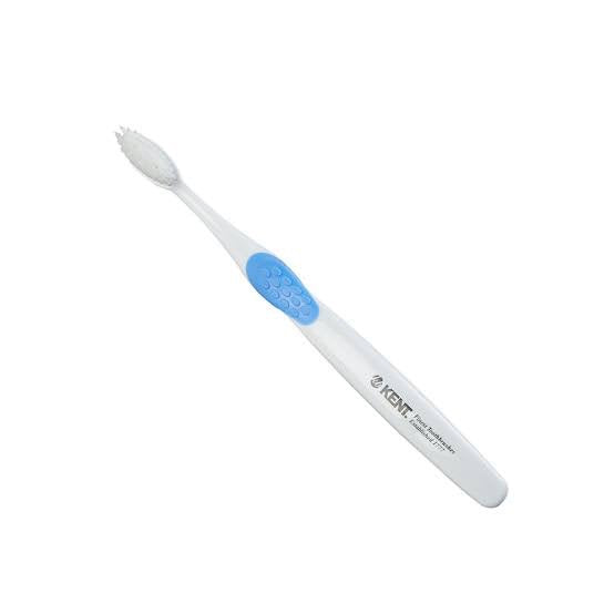 KENT Two Silver-infused Medium Toothbrushes in Travel Case พร้อมกล่องขาตั้ง