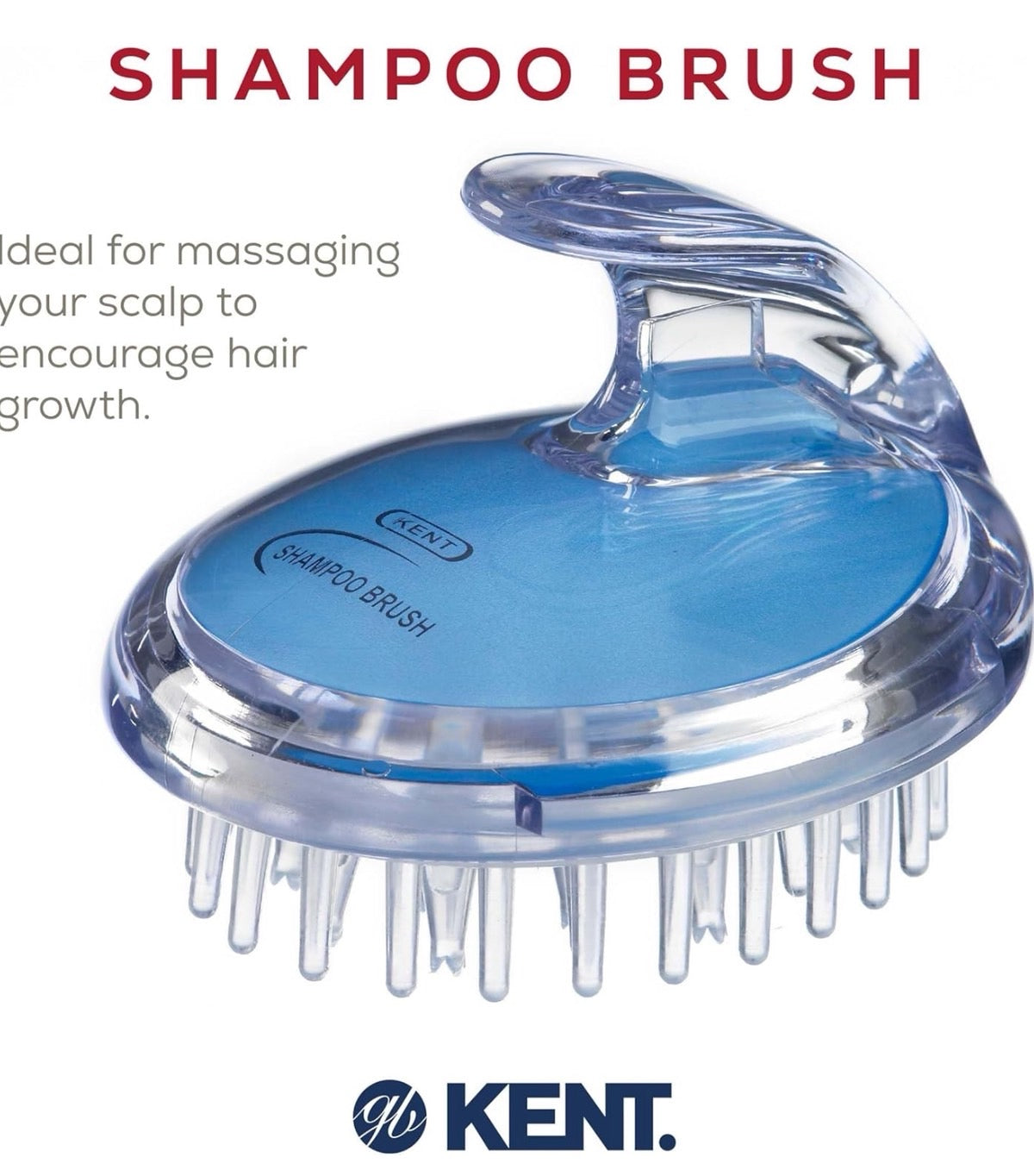KENT Shampoo and Scalp Massage Brush แปรงสระผม พร้อมนวดผ่อนคลาย จากอังกฤษ