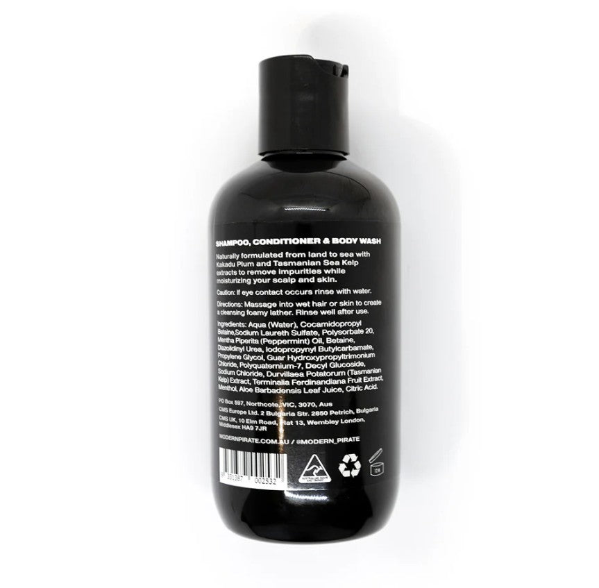 MODERN PIRATE 3 in 1 Daily Wash 250ml (Australia)
