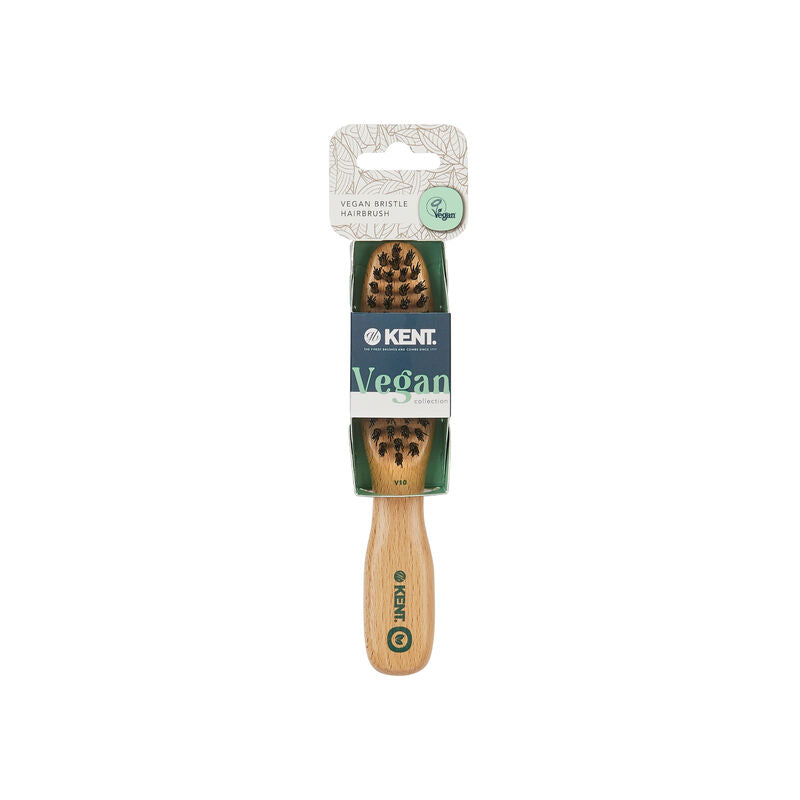 KENT V10: Vegan Bristle Travel Hairbrush 15 cm